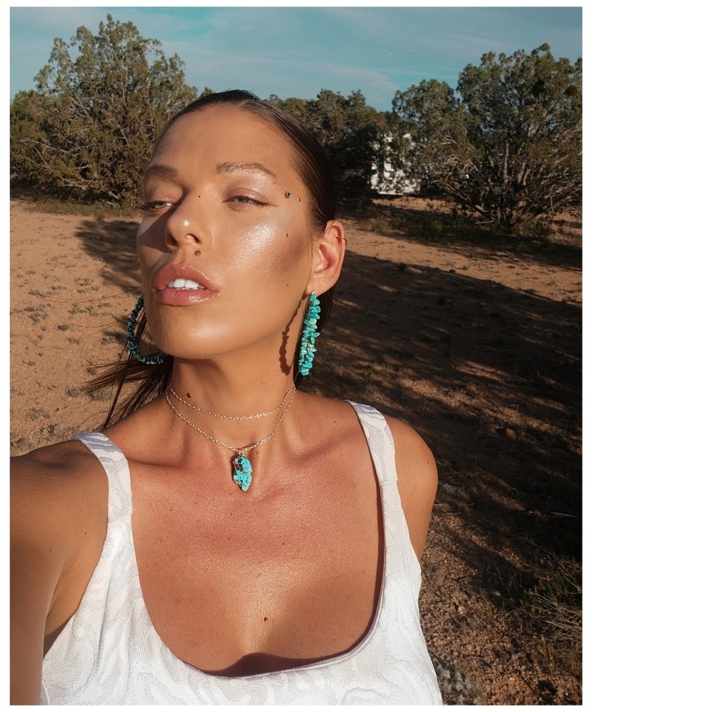 natural turquoise handmade necklace Kπ¦K - Picture 1 of 7